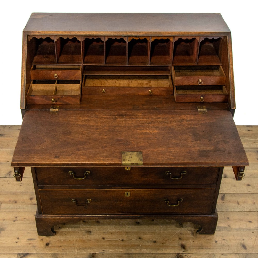 Antique Georgian Mahogany Bureau  View XI