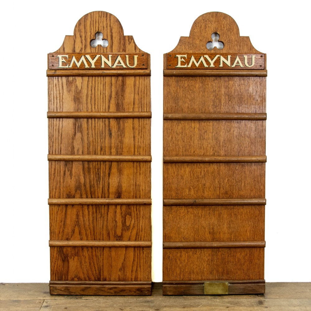 Pair of Antique Welsh Emynau Hymn Boards  View II