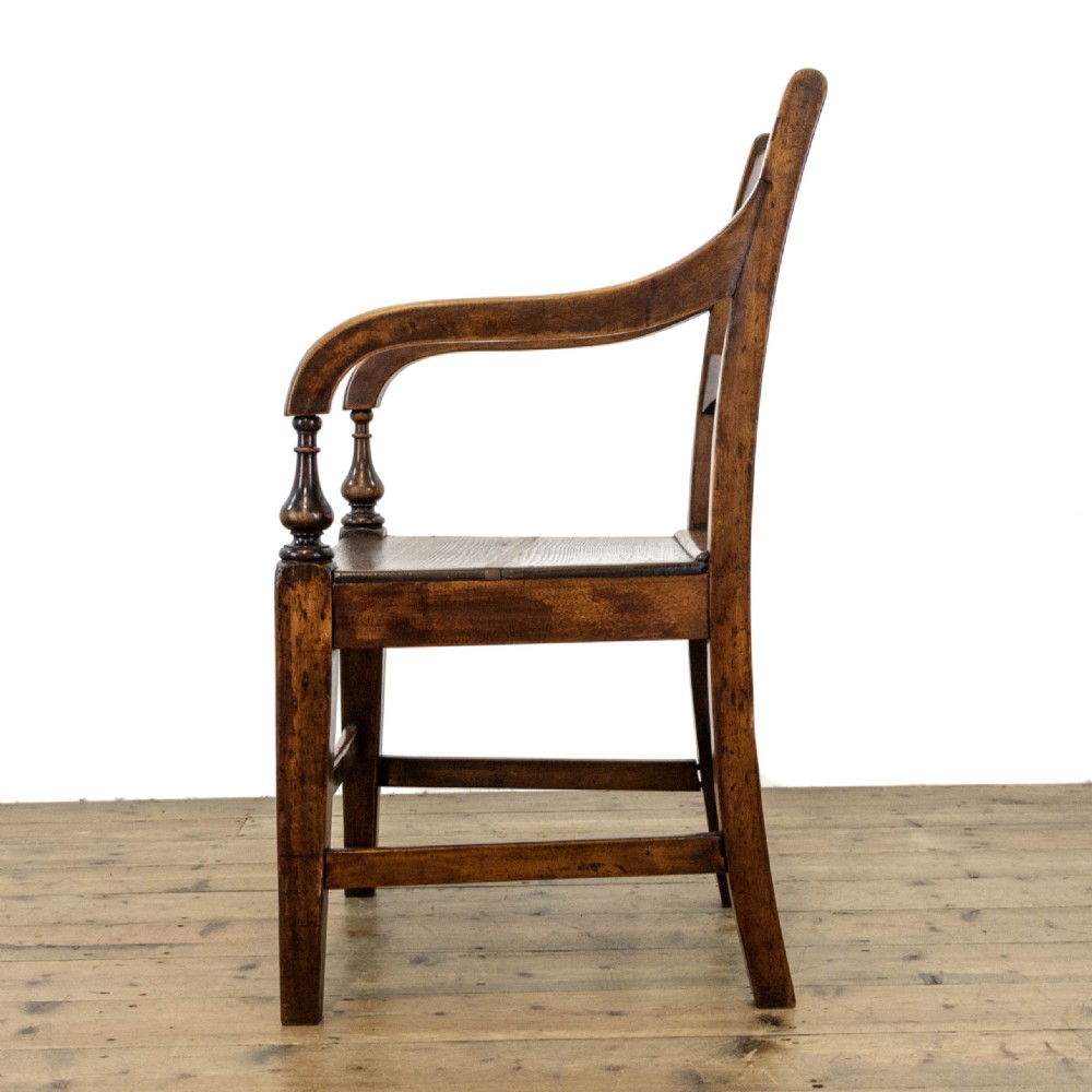 Set of Four Antique Ash Farmhouse Chairs  View XII