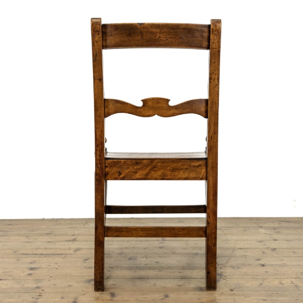 Set of Four Antique Ash Farmhouse Chairs  View XV