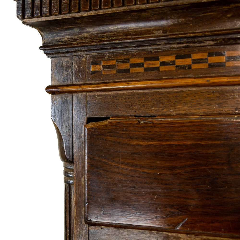 Antique Welsh Oak Chest on Chest View IV