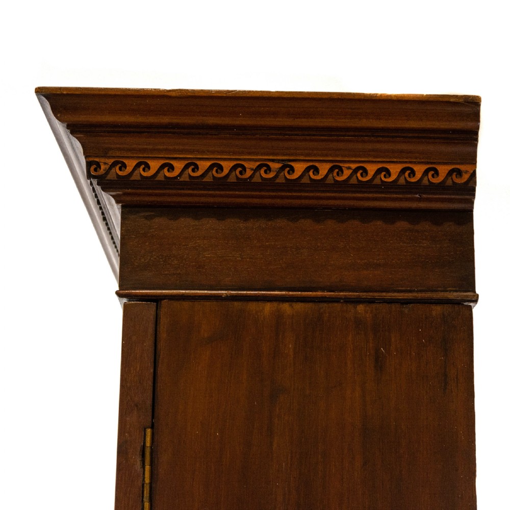 Edwardian Inlaid Mahogany Fall Front Bureau with Glazed Top View XII