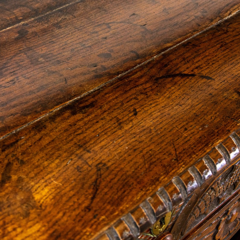 George III Carved Oak Pot Board Dresser View IV