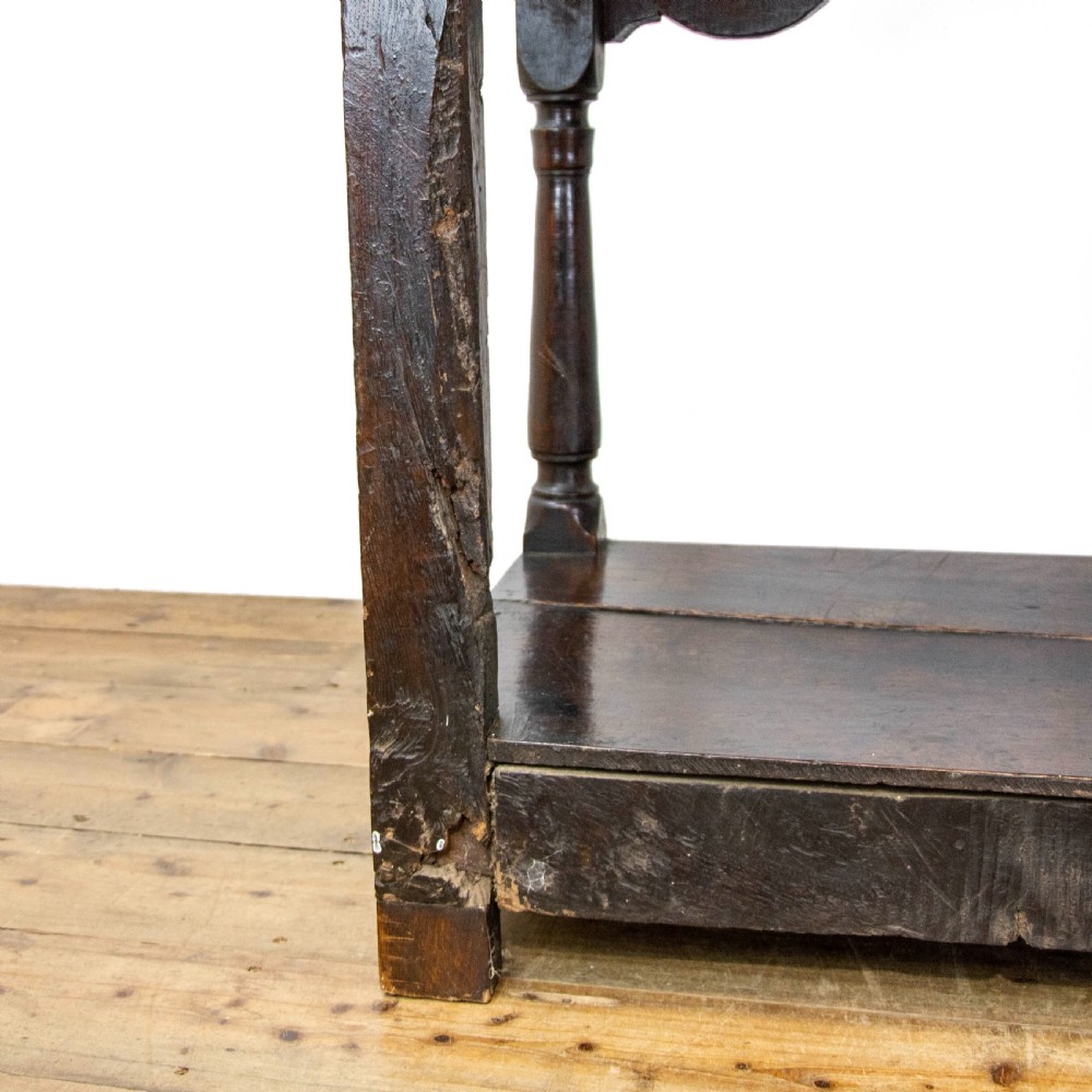 George III Carved Oak Pot Board Dresser View XIII