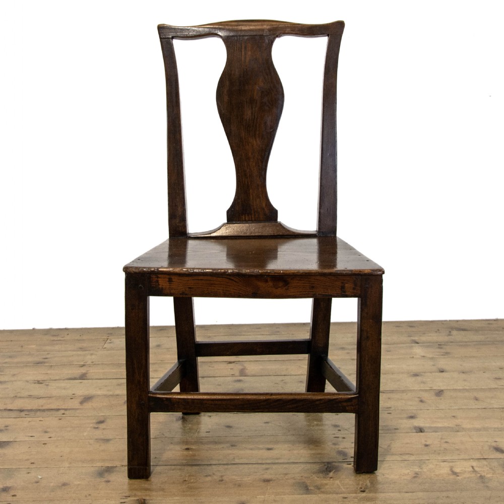 Set of Four Antique Oak Dining Chairs View IV