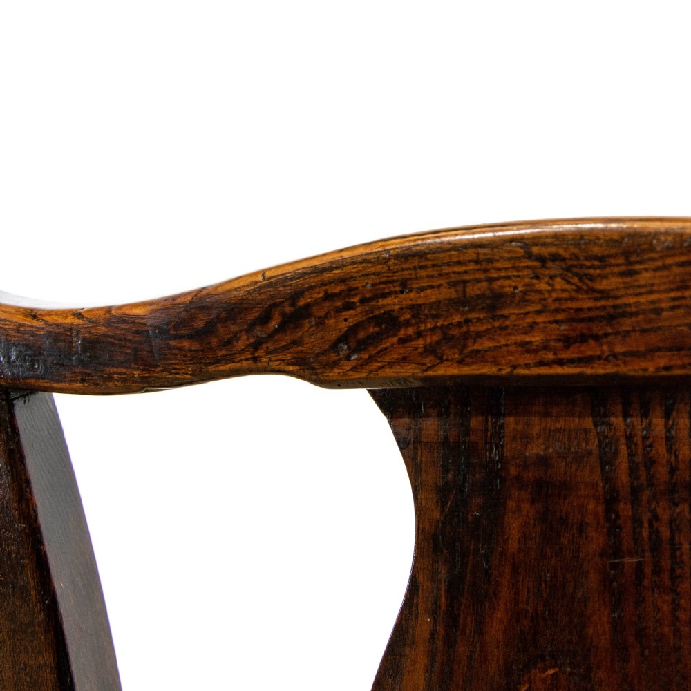 Set of Four Antique Oak Dining Chairs View VIII