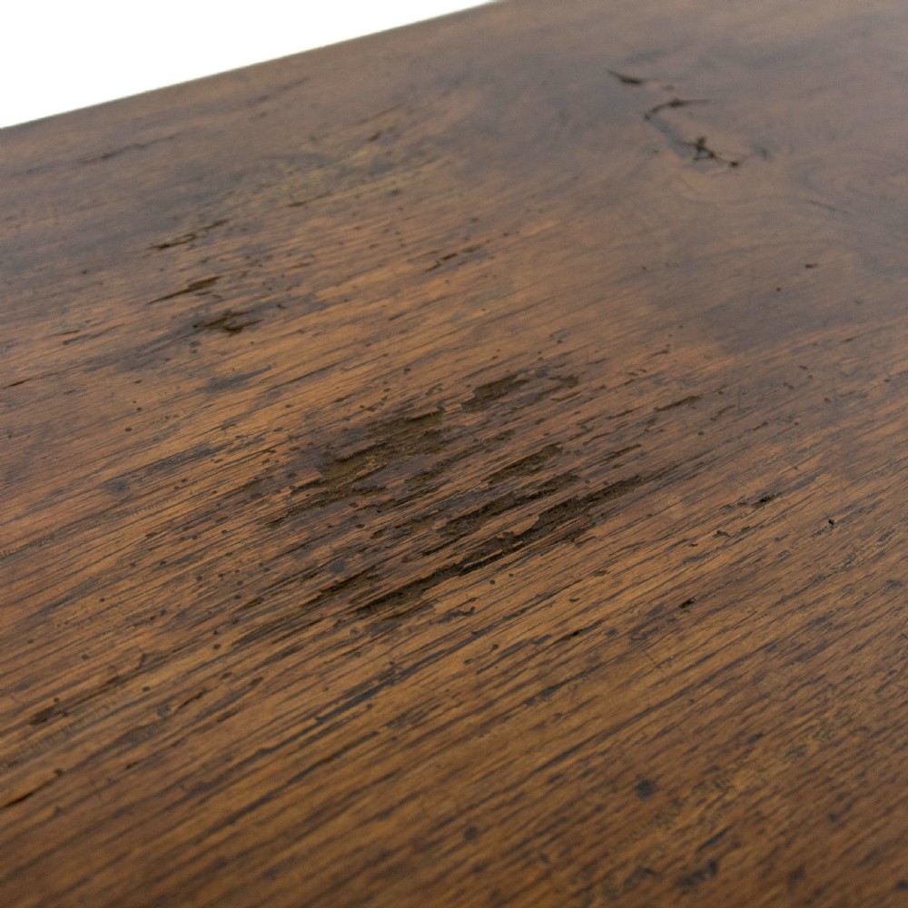 Italian Antique Oak Marriage Chest View V