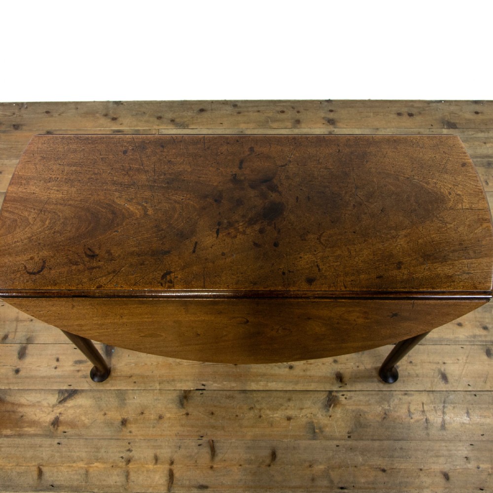 George II Antique Mahogany Drop Leaf Table View IV
