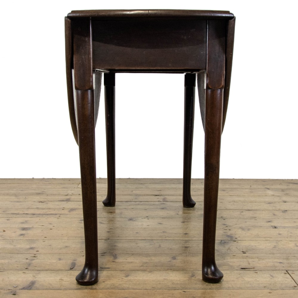 George II Antique Mahogany Drop Leaf Table View V