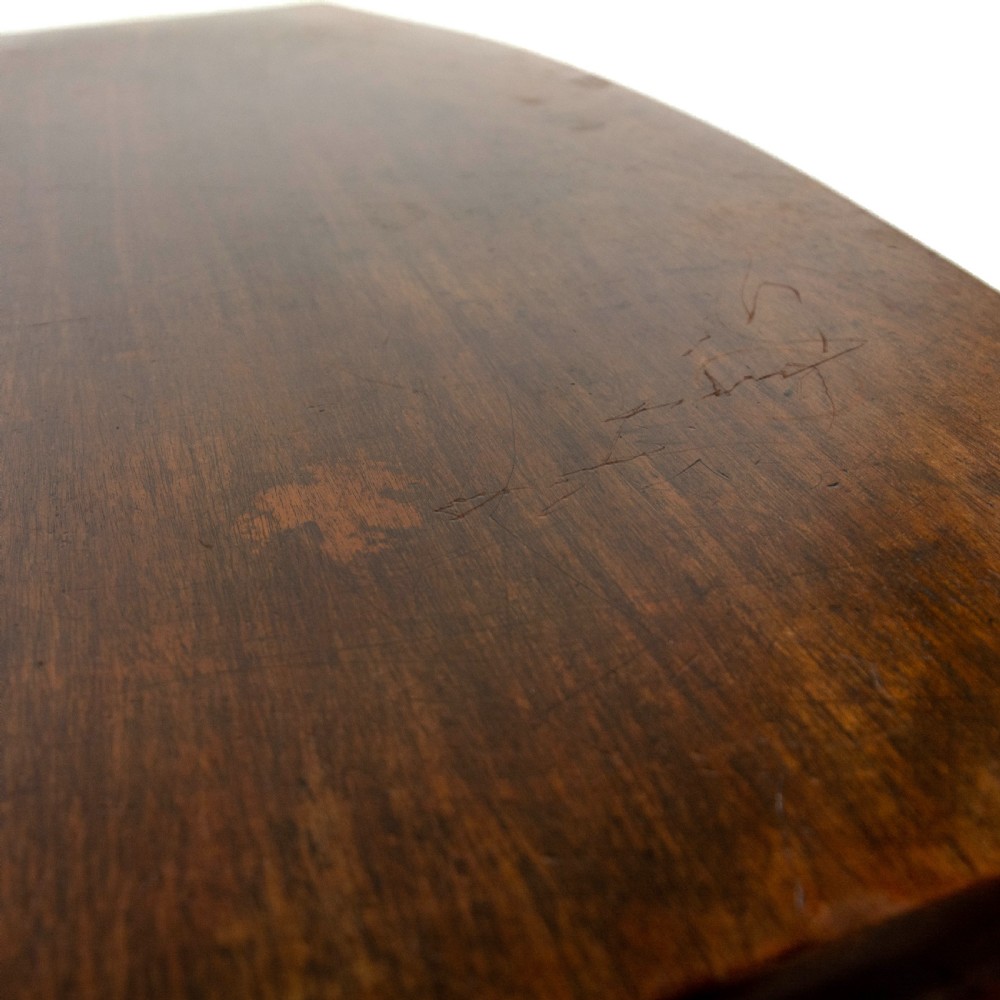 Victorian Mahogany Bow Front Chest of Drawers View VII
