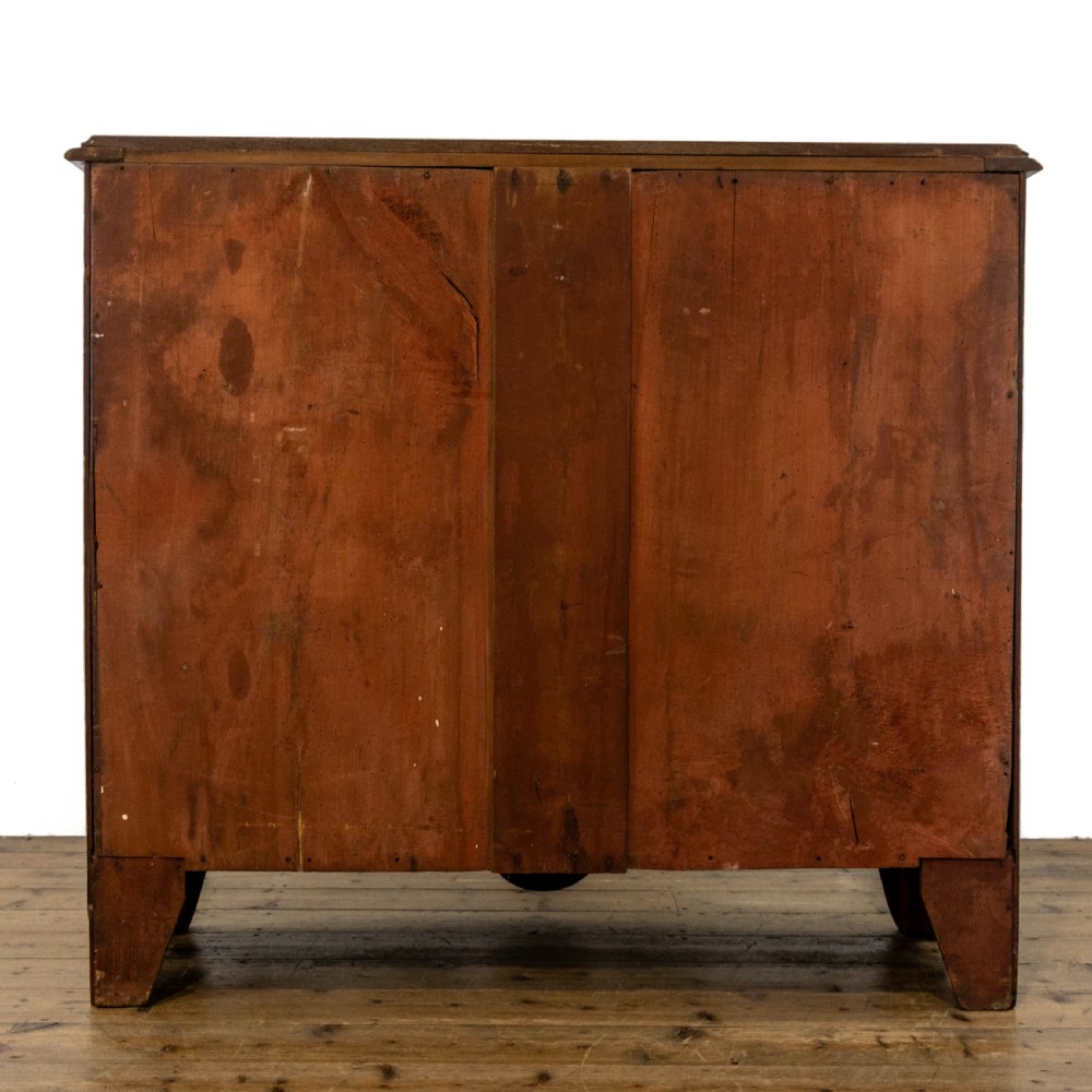 Victorian Mahogany Bow Front Chest of Drawers View X