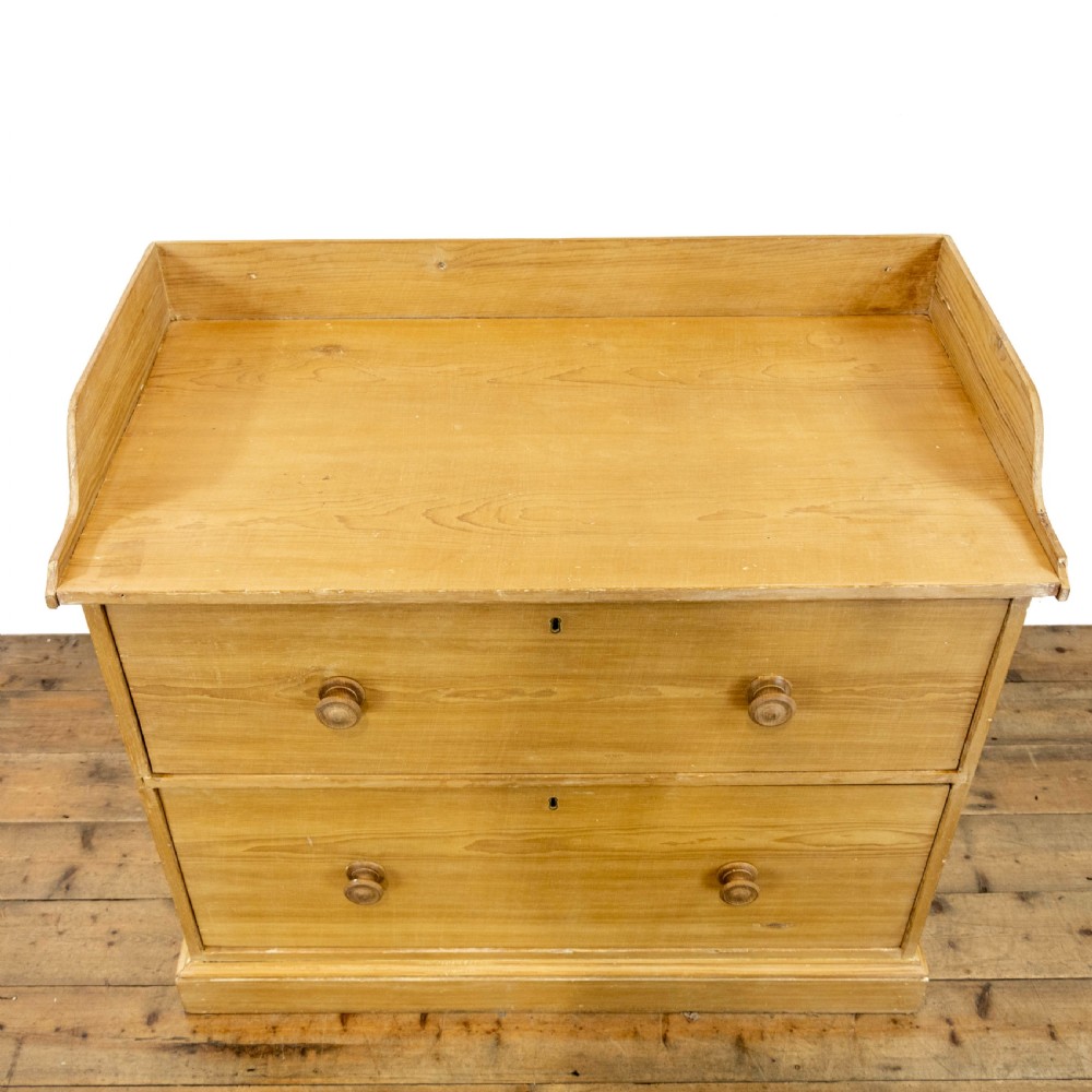 Antique Pine Chest of Drawers with Gallery View III