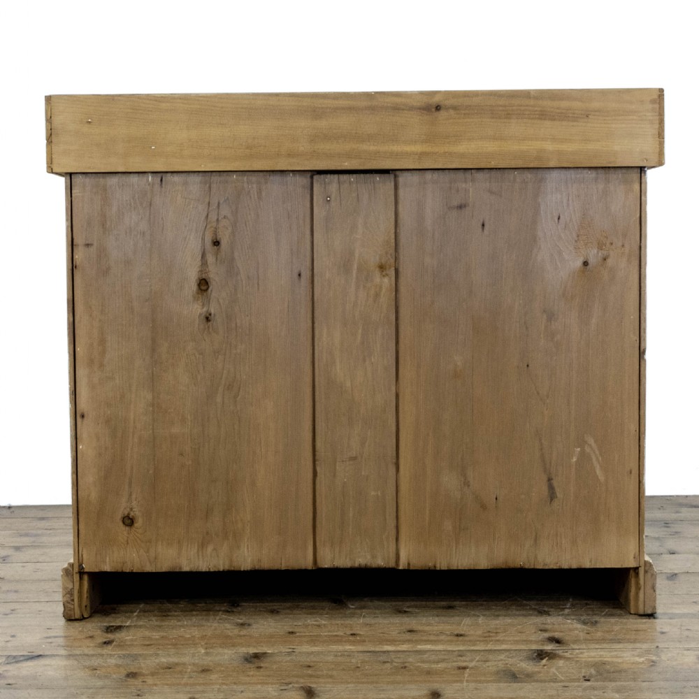 Antique Pine Chest of Drawers with Gallery View VIII