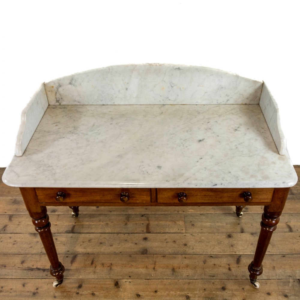 Victorian Mahogany Washstand with Marble Top View III