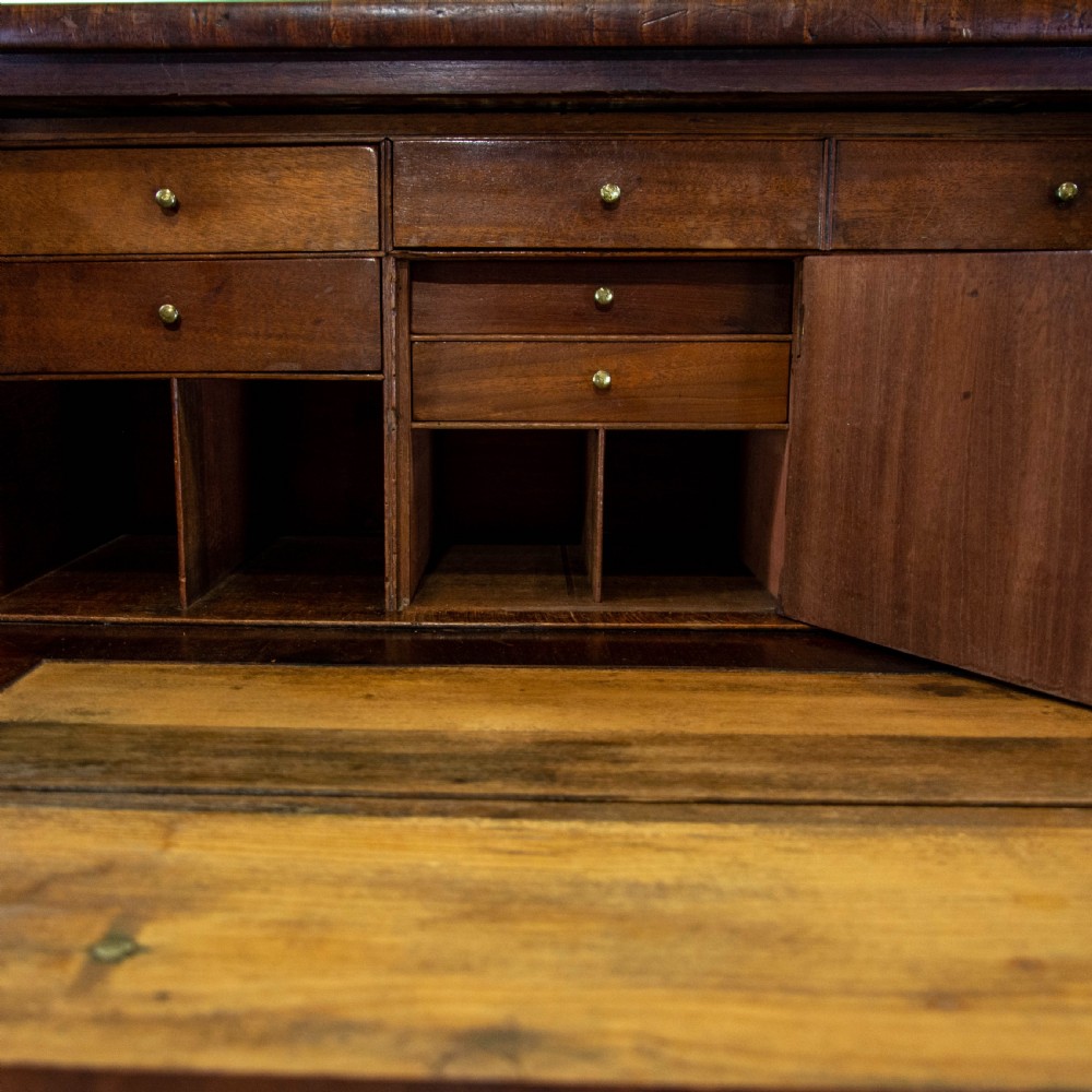 Antique Inlaid Mahogany Secretaire Chest  View IV