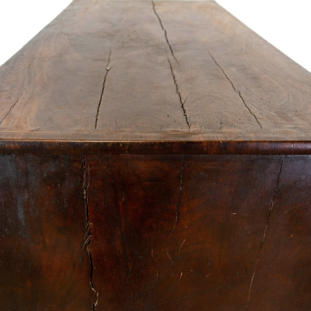 Antique Inlaid Mahogany Secretaire Chest  View IX