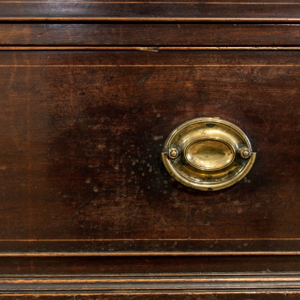 Antique Inlaid Mahogany Secretaire Chest  View XIV