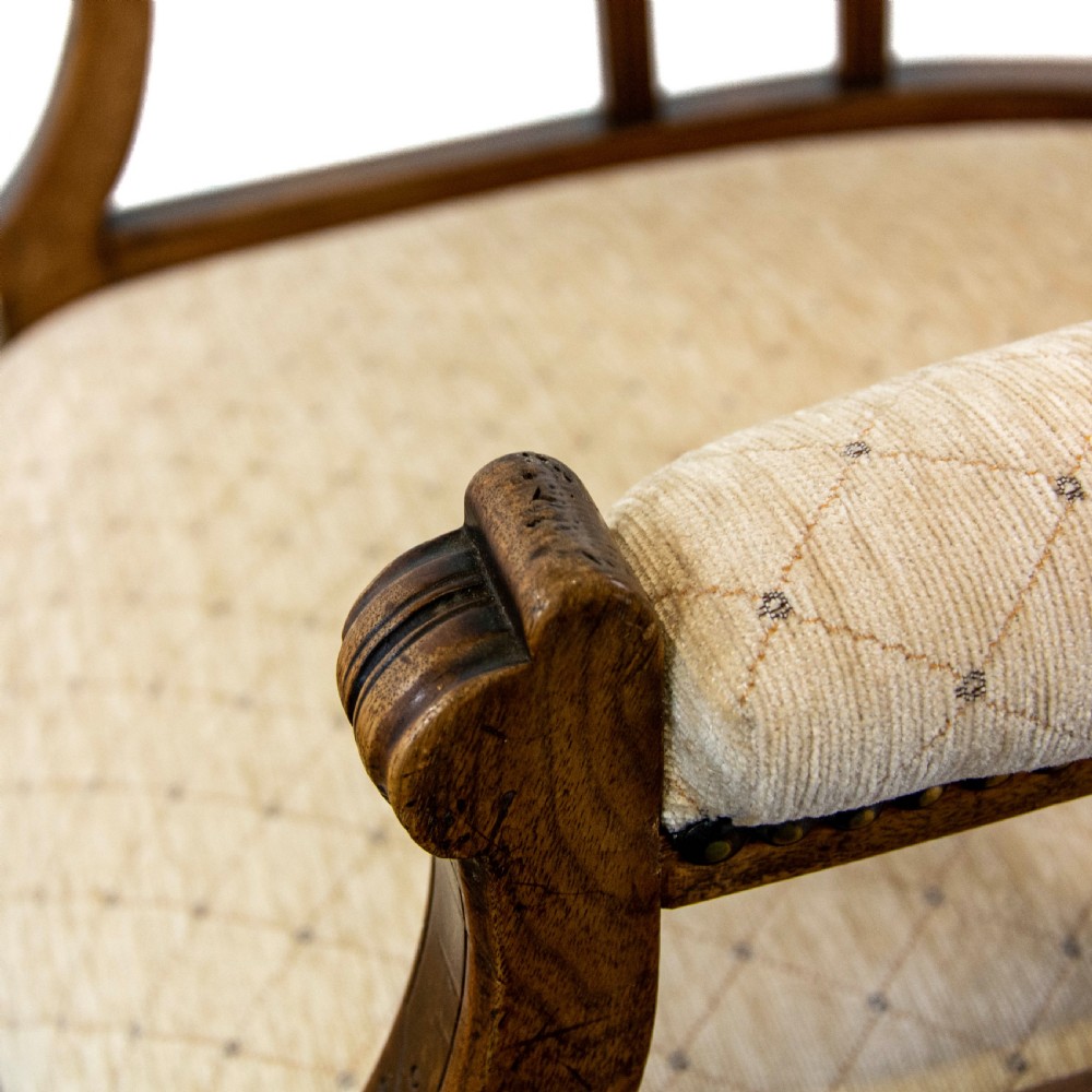 Pair of Victorian Carved and Upholstered Tub Chairs View IX