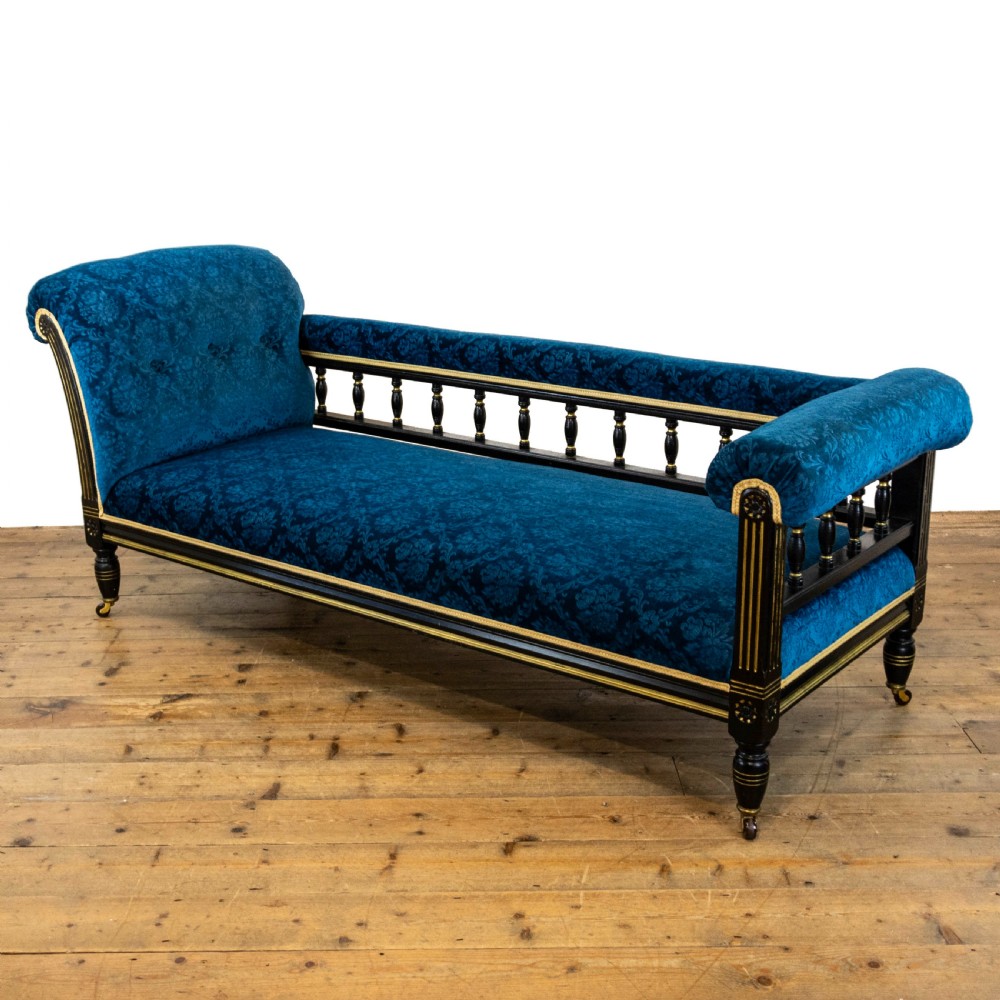 Antique Empire Style Chaise Longue