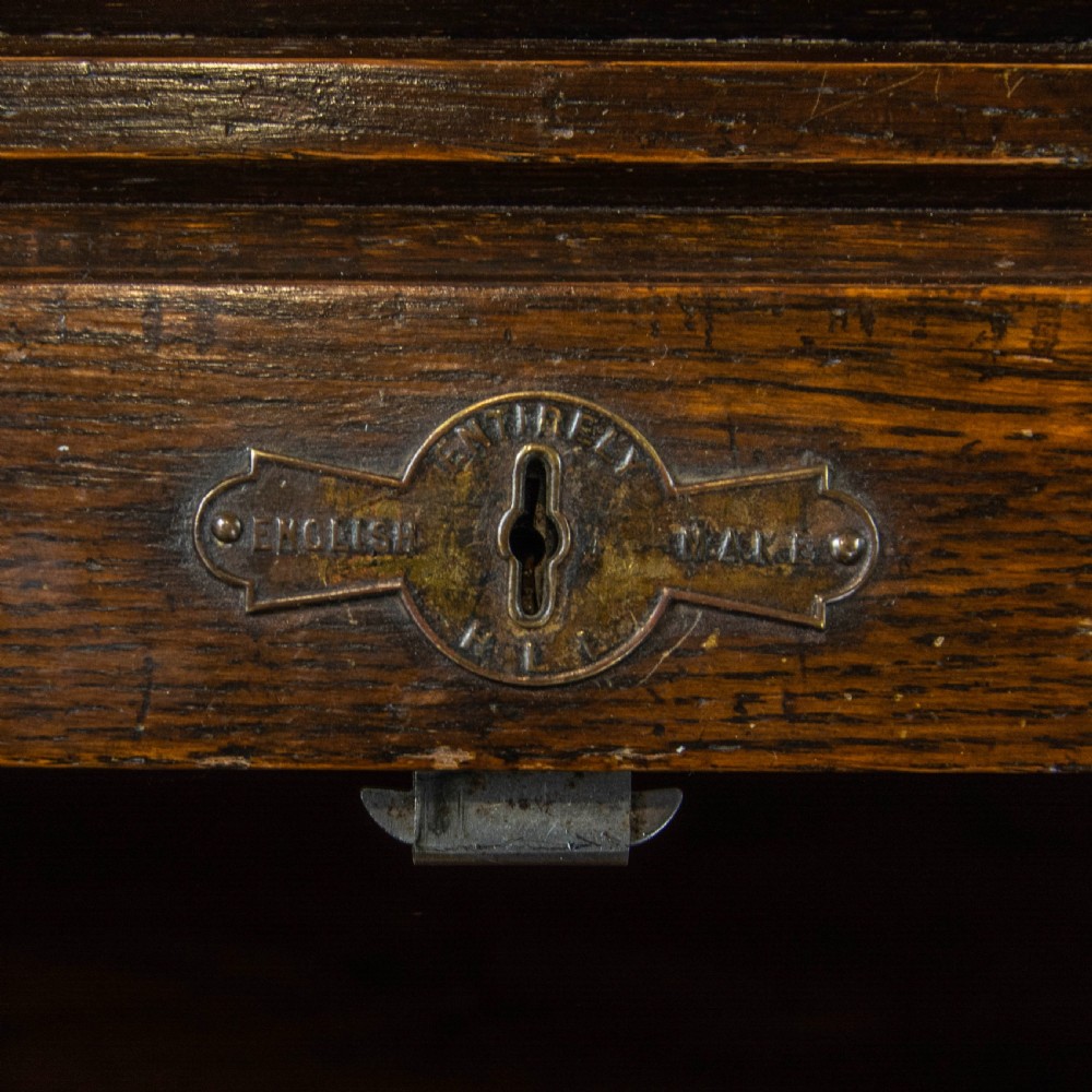 Antique Oak Roll Top Desk View VII