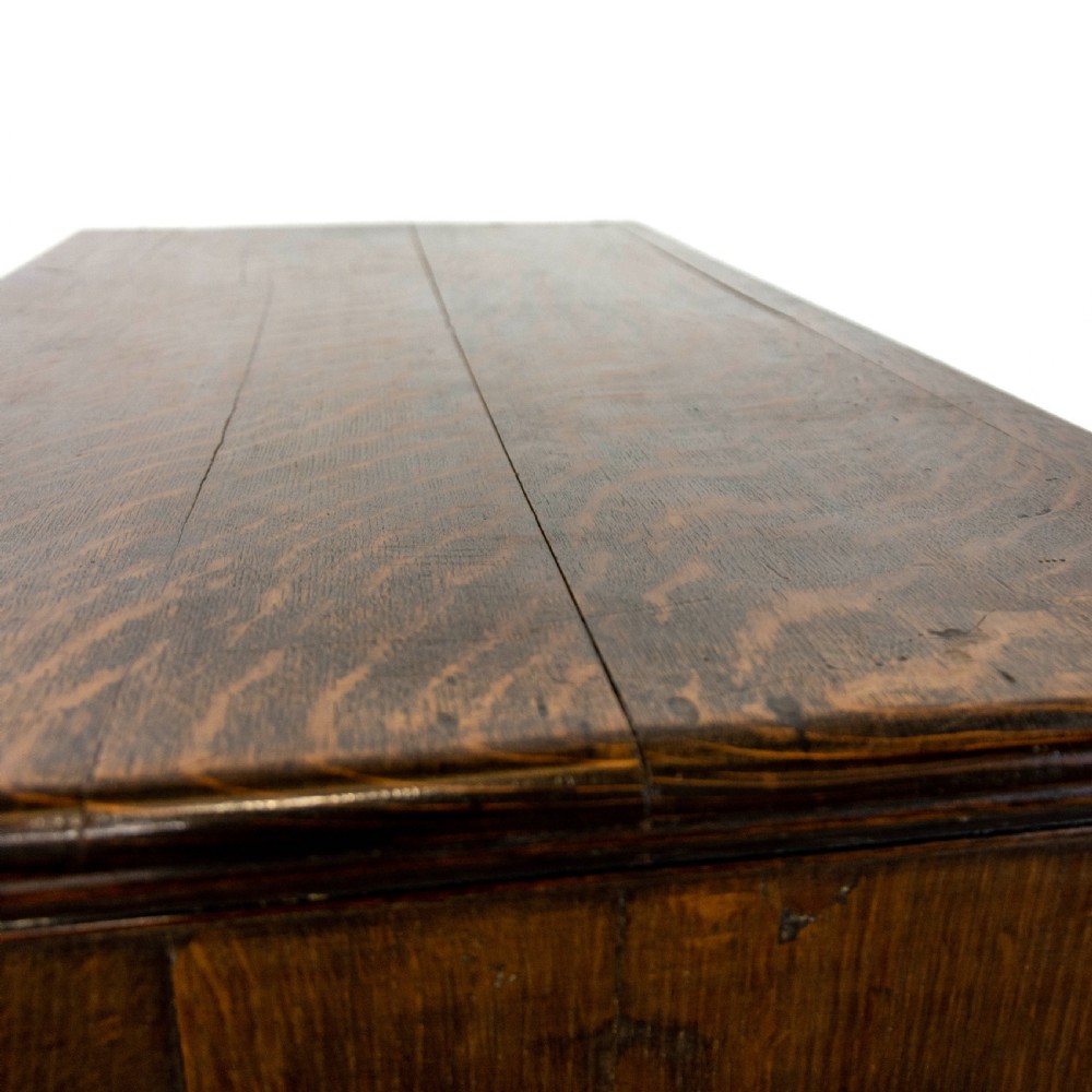 Georgian Antique Oak Side Table View X