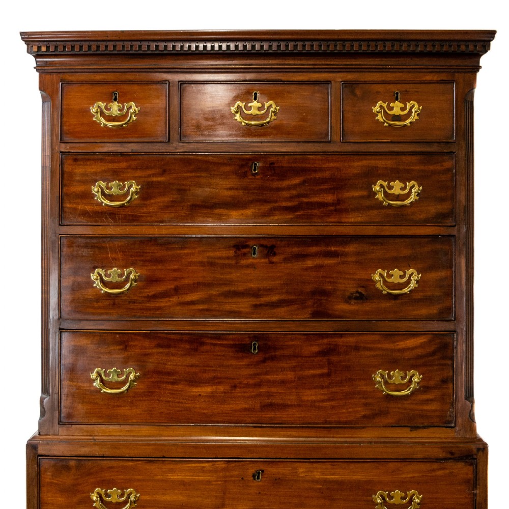 Antique Mahogany Chest on Chest  View III