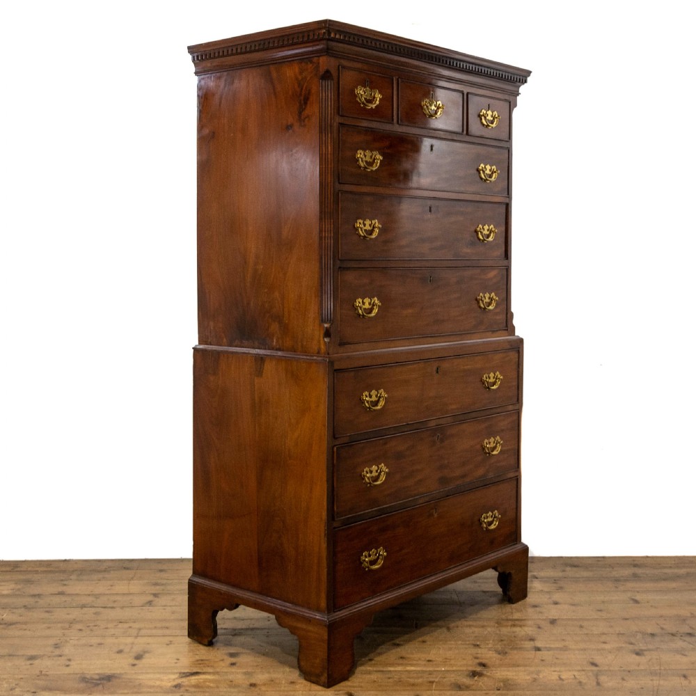 Antique Mahogany Chest on Chest  View IV