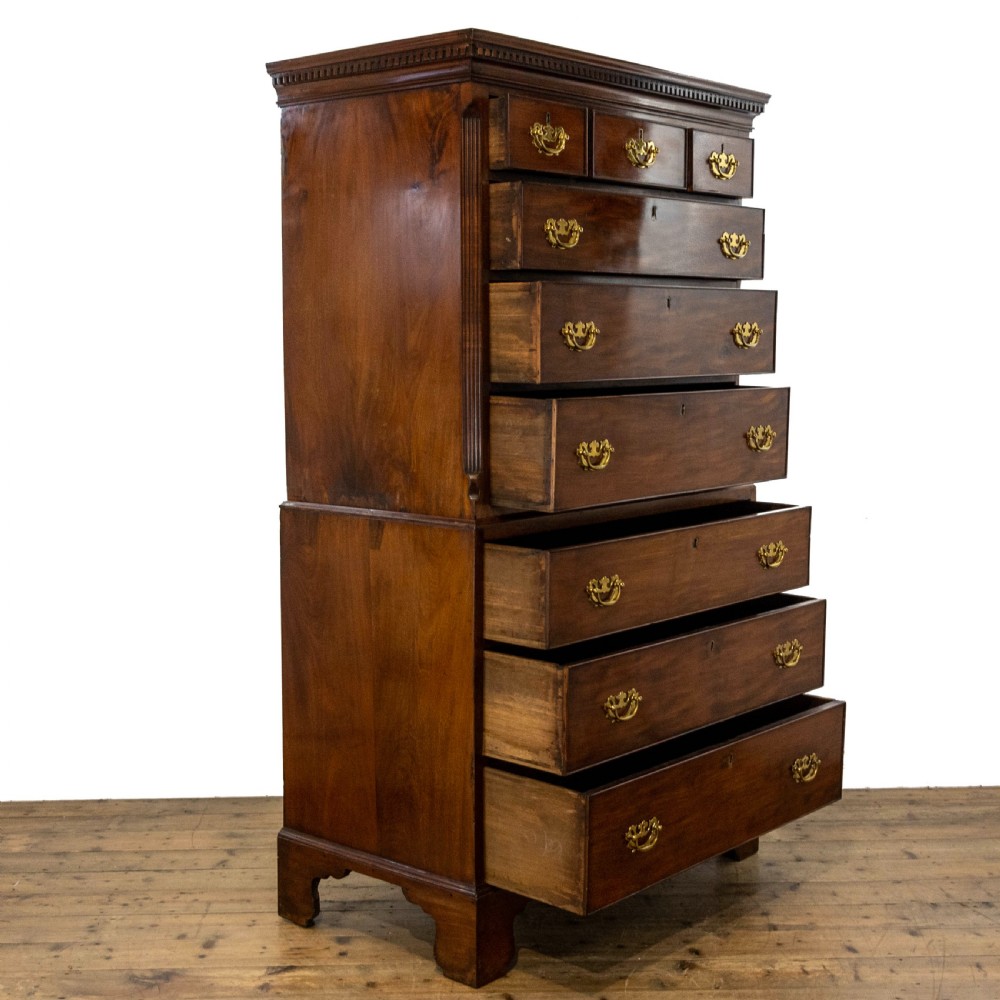 Antique Mahogany Chest on Chest  View V
