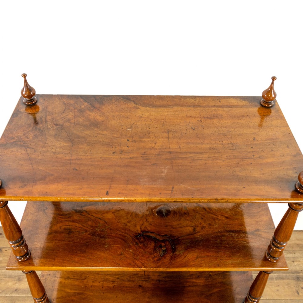 Antique Mahogany Buffet with Cupboard Base View V