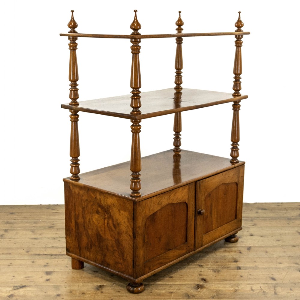 Antique Mahogany Buffet with Cupboard Base View VI