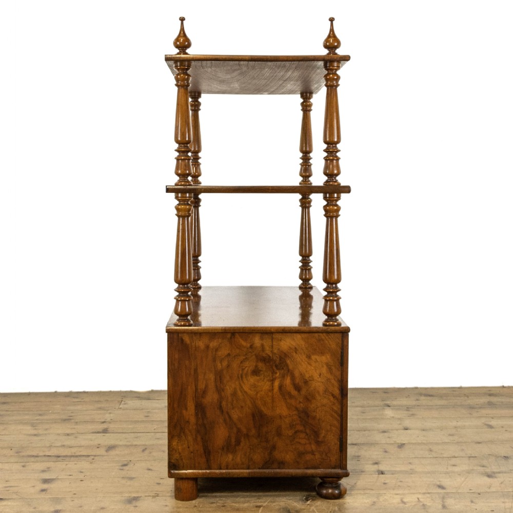 Antique Mahogany Buffet with Cupboard Base View VII