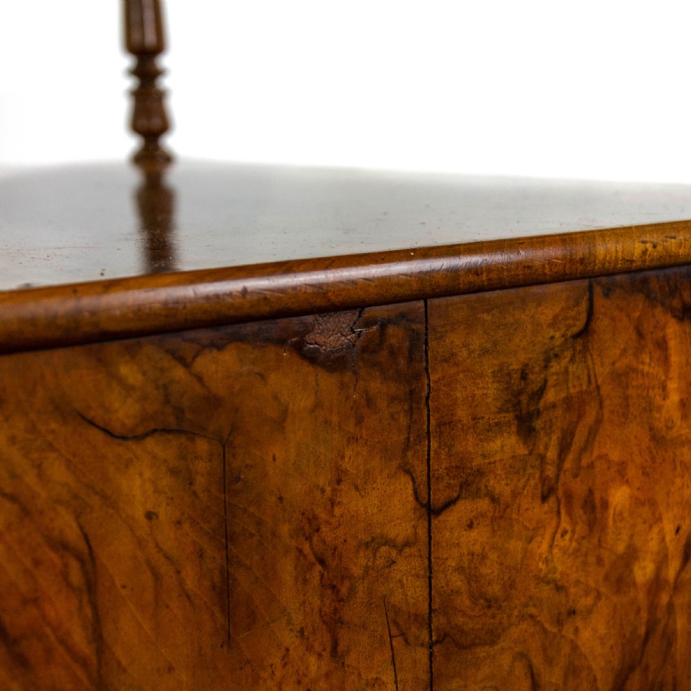 Antique Mahogany Buffet with Cupboard Base View XII