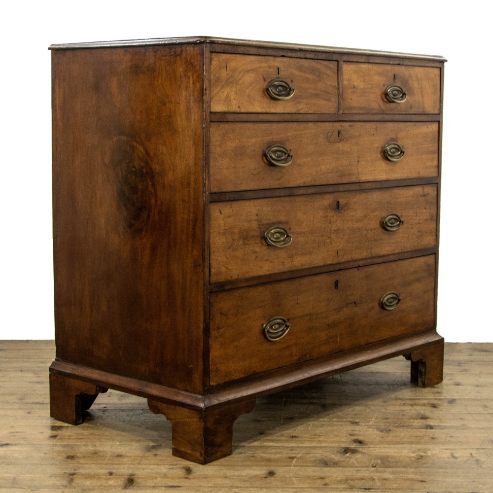 Georgian Antique Mahogany Chest of Drawers View III