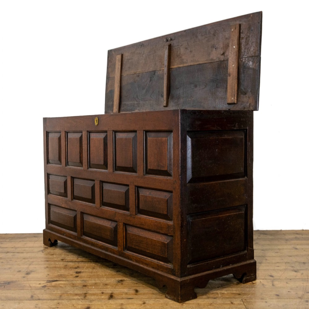 18th Century Antique Welsh Oak Coffer View VIII