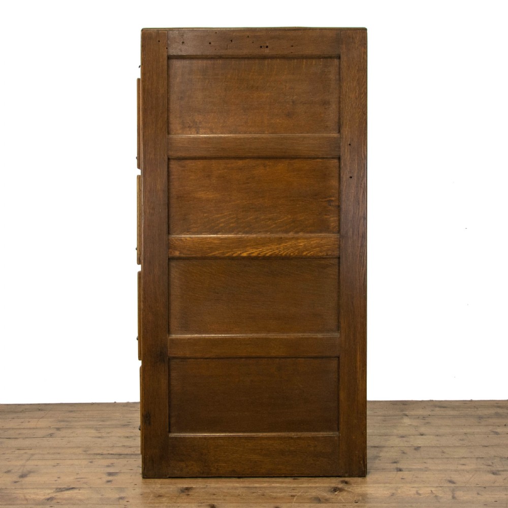 Antique Oak Filing Cabinet View VI