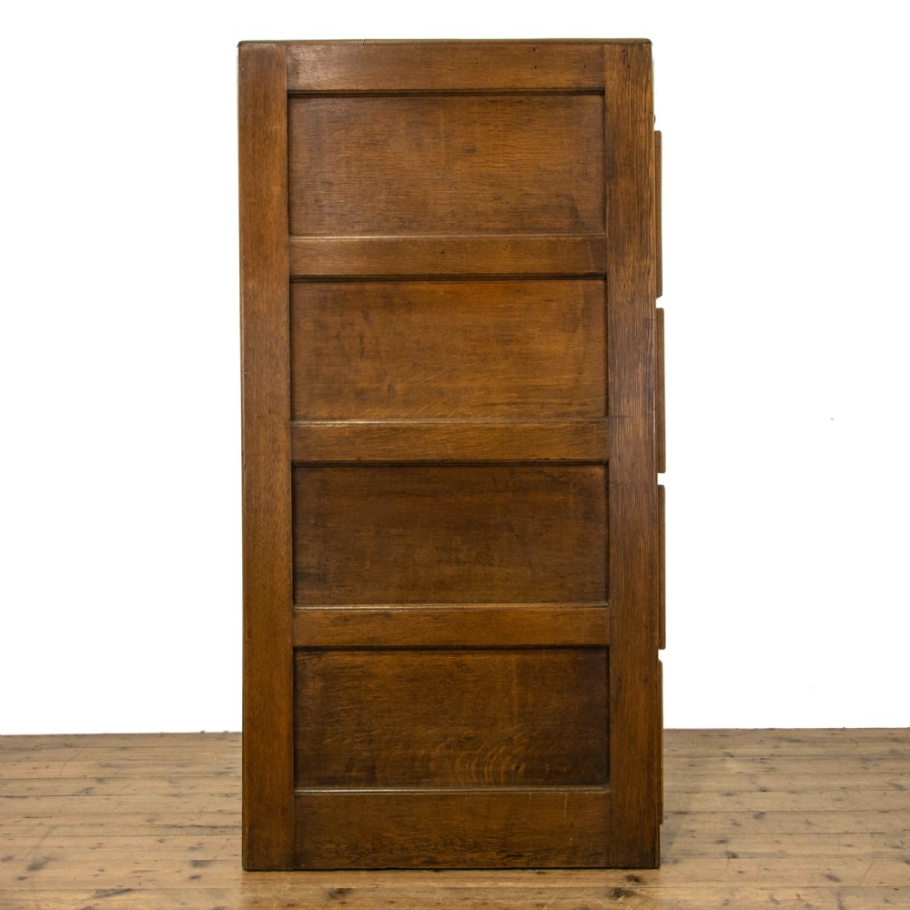 Antique Oak Filing Cabinet View IX