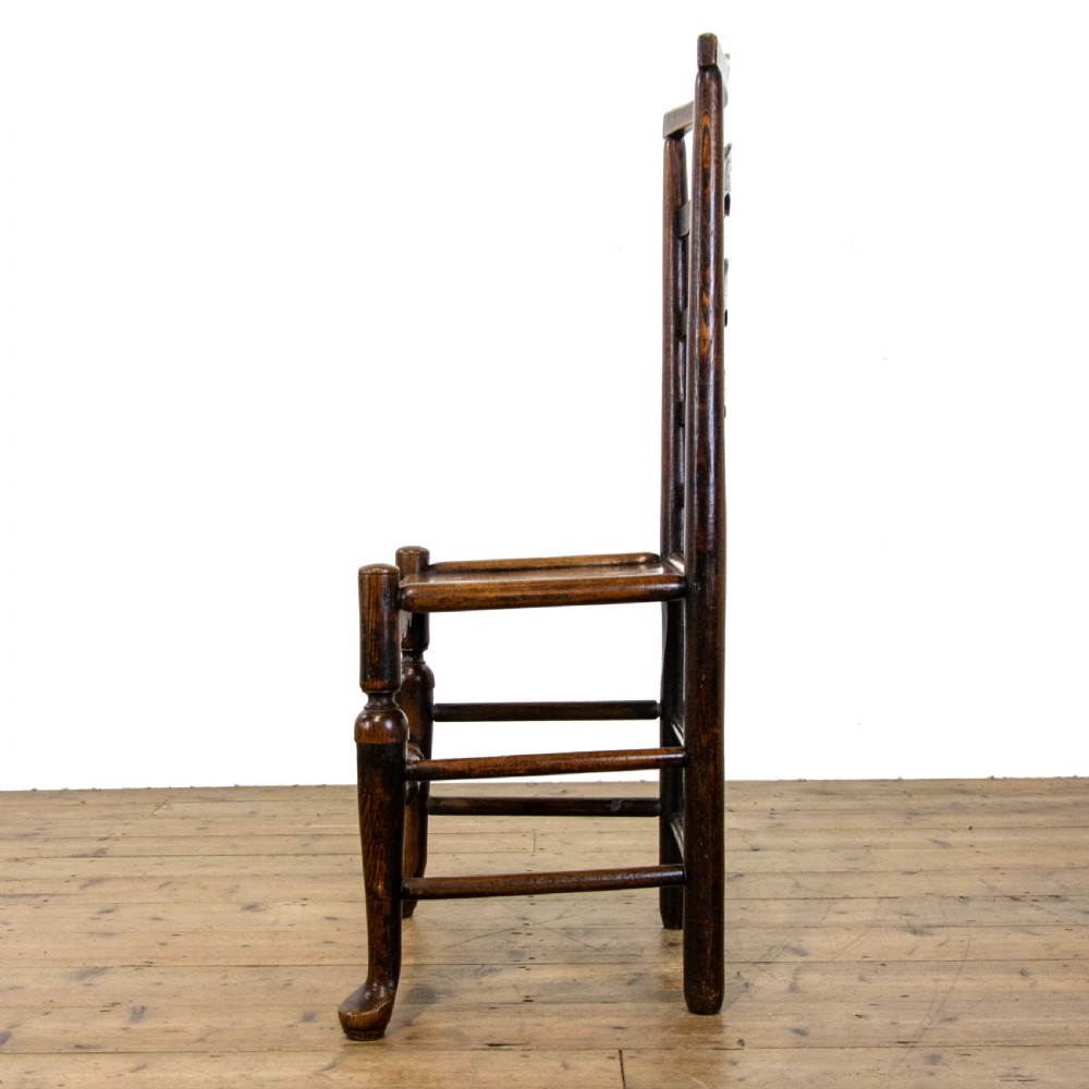Set of Six Matched Ladder Back Kitchen Chairs View IV