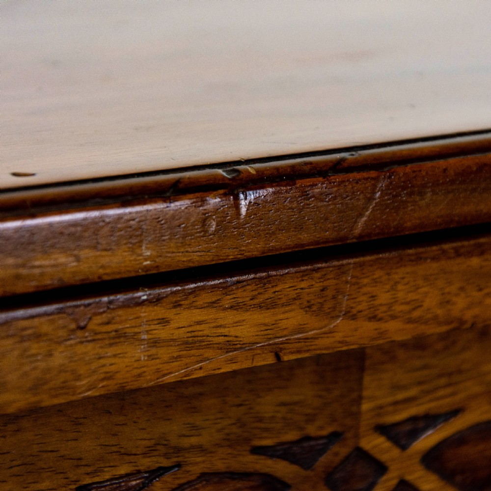 Edwardian Antique Mahogany Envelope Card Table View X