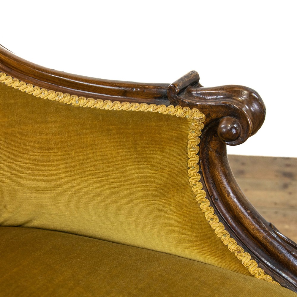 Victorian Antique Mahogany Easy Chair View VII
