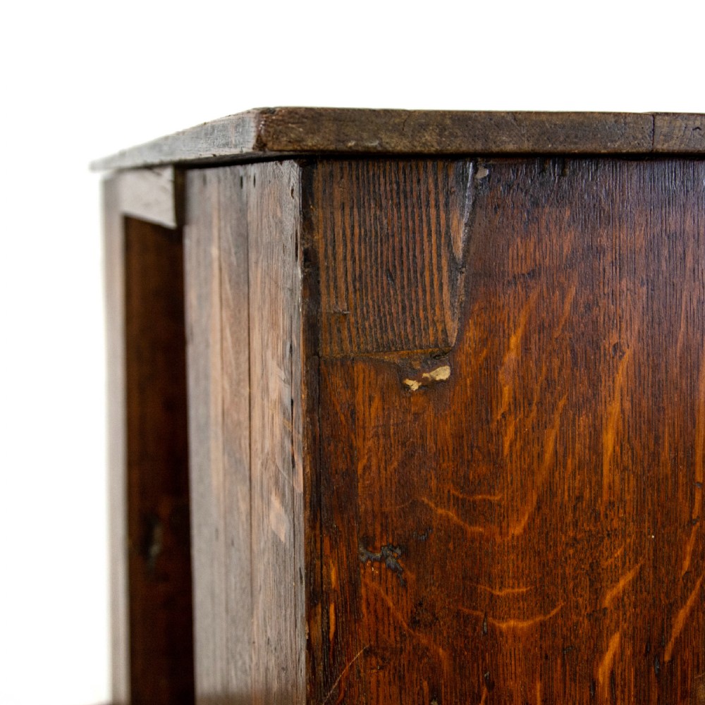 Antique Oak Pedestal Desk View VIII