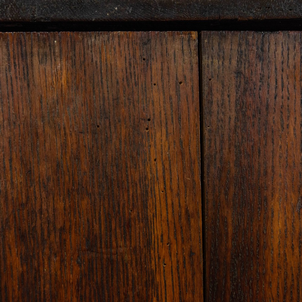 Antique Oak Pedestal Desk View XII