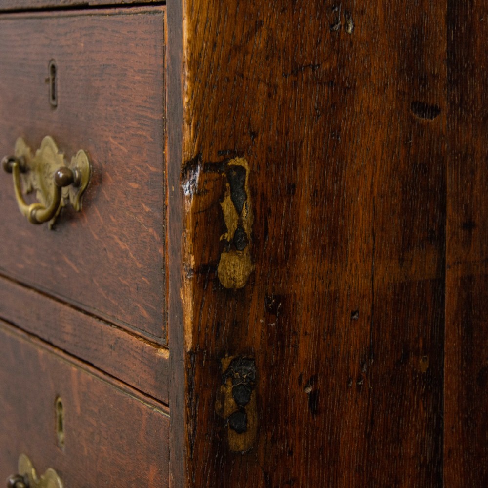 Antique Oak Pedestal Desk View XIII