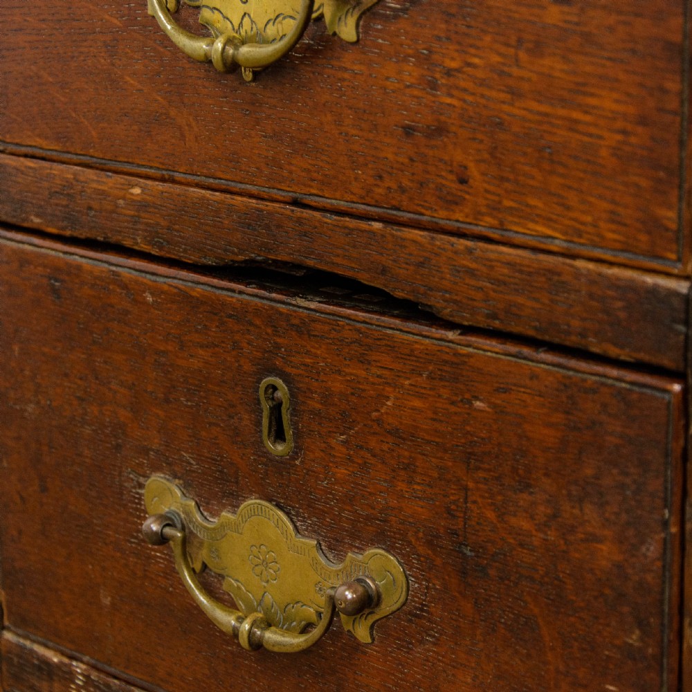 Antique Oak Pedestal Desk View XIV