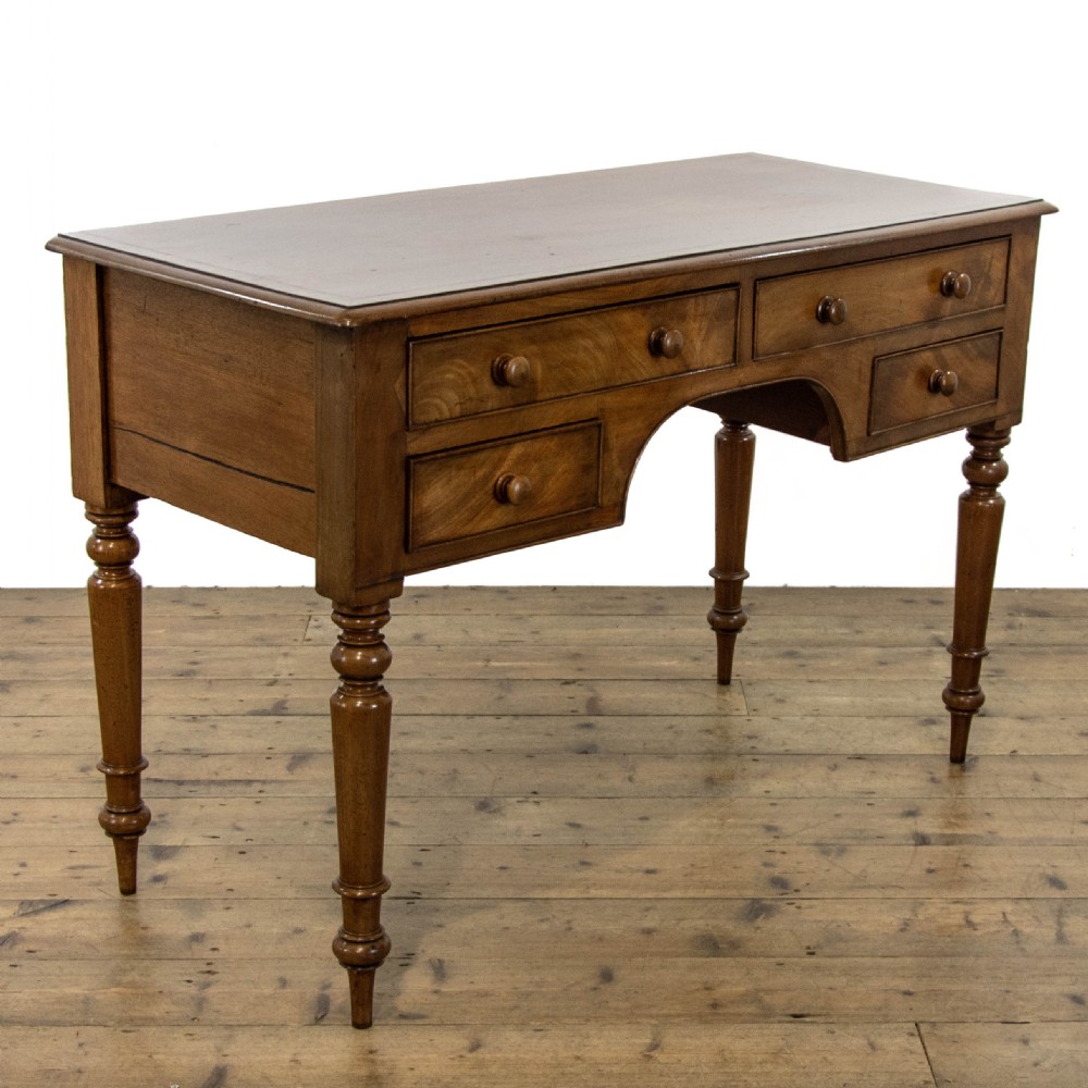 Antique Mahogany Kneehole Writing Table