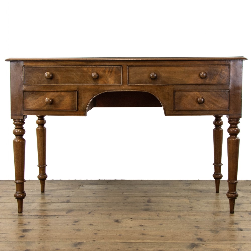 Antique Mahogany Kneehole Writing Table View II