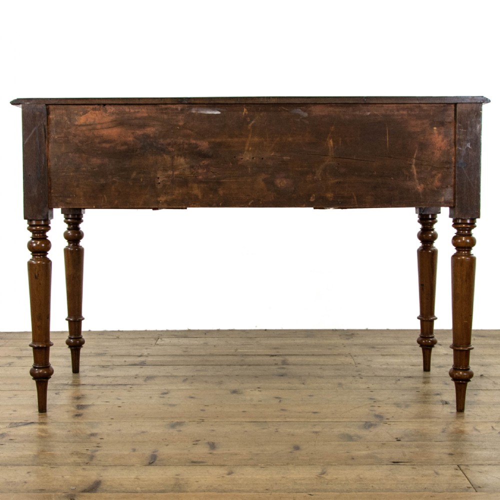 Antique Mahogany Kneehole Writing Table View IX