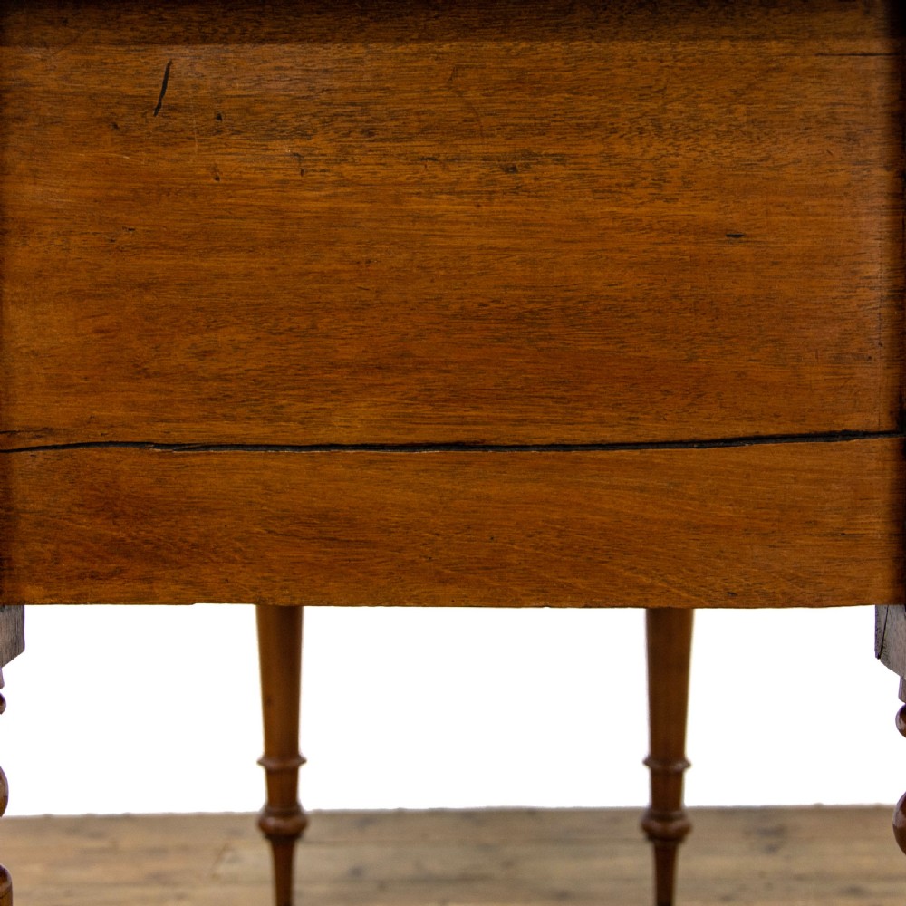 Antique Mahogany Kneehole Writing Table View XI