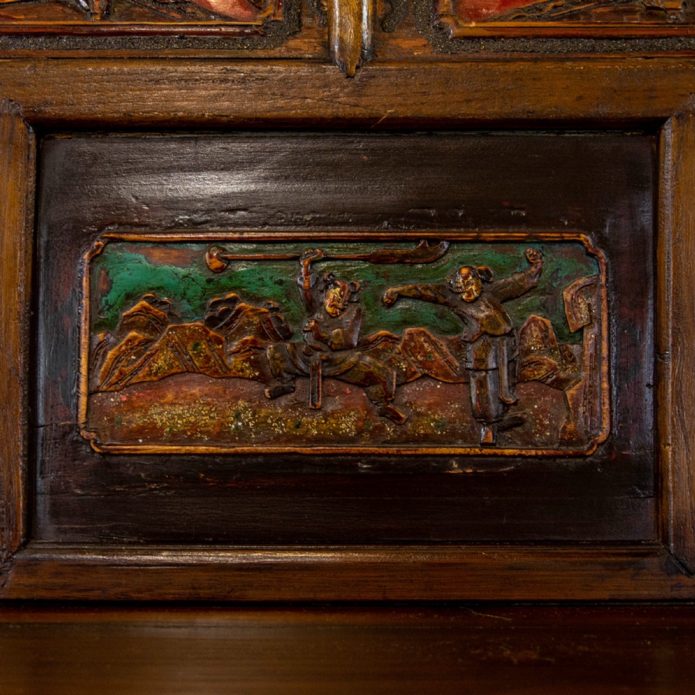 Unusual Chinese Hall Bench View IV