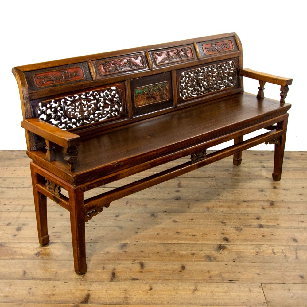 Unusual Chinese Hall Bench View VIII