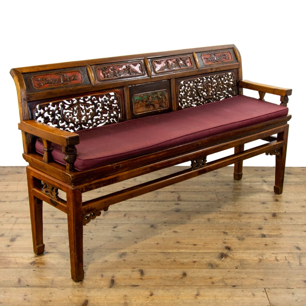 Unusual Chinese Hall Bench View IX